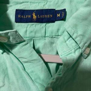Ralph Lauren Men's Light Green Casual Shirt